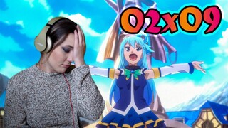 Konosuba S2 E9 - "A Goddess for This Corrupt Hot Springs Town!" Reaction