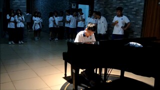 Saat CLANNAD ED "Keluarga Besar Tuanzi" berdering di sekolah