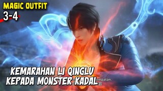 LI QINGLU MELAMPIASKAN KEKESALAN KEPADA MONSTER KADAL - Magic Outfit EP 3-4