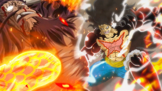 Luffy vs Kaido - Quá trình từ GEAR 4 lên GEAR 5 #onepiece