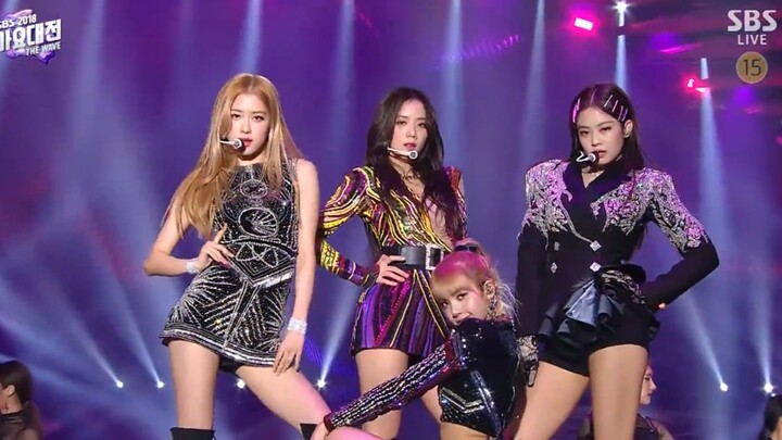 [K-POP]BLACKPINK - DDU-DU DDU-DU+FOREVER YOUNG|SBS 2018 Music Festival