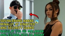 SOSYALERANG BABAE , MINALIIT ANG ISANG SECURITY GUARD