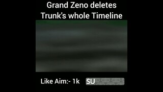 Grand Zeno finally comes into Action in Trunks Saga