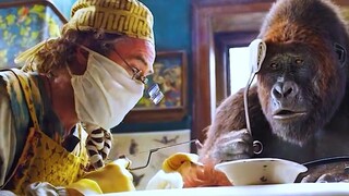 一口气看完《怪医杜立德》，钢铁侠当兽医竟用大葱捅进巨龙的钢门里!