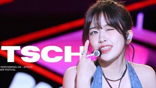 【4K】Vibrant denim blue girl! Ahn Yu-jin KITSCH live shot at Ulsan Music Festival