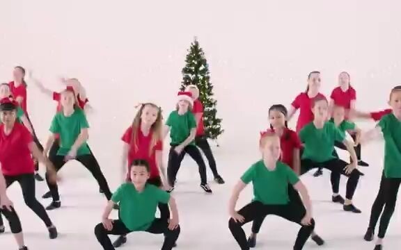 Tarian Natal untuk anak-anak Jingle bells