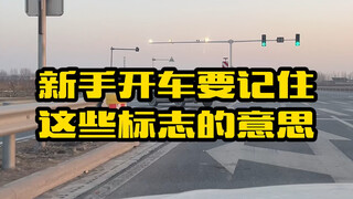 现在的道路情况越来越复杂，新手开车遇到这几组交通标志一定要分清，不然当心分不够扣#汽车知识 #用车小知识 #每天一个用车知识