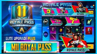 M11 Royal Pass |1 to 50 Rp Rewards | M11 Mythic Outfit |PUBGM/BGMI