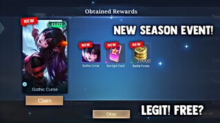 SEASON 24 RANK EVENT! CLAIM ELITE SKIN SELENA AND MORE REWARDS! (CLAIM TODAY!) | MOBILE LEGENDS 2022