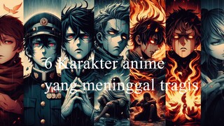 6 Karakter anime yang meninggal tragis