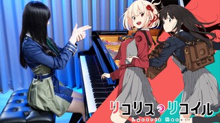 【本季最香不服来战！】Lycoris Recoil 莉可丽丝 ED「花の塔」钢琴演奏 Ru's Piano Cover