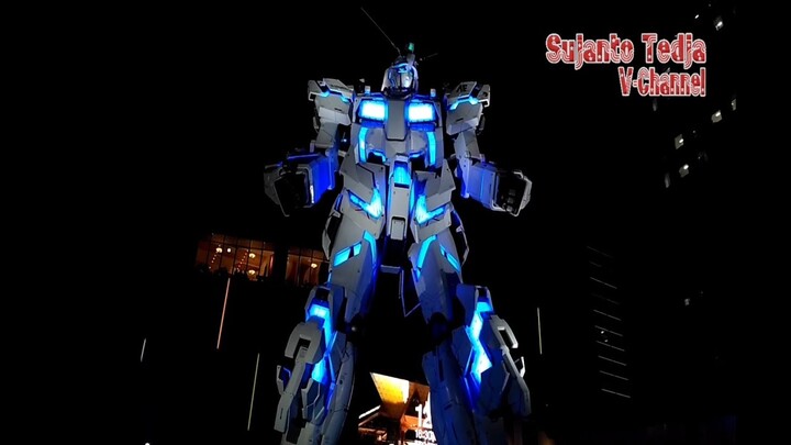 Gundam Raksasa dan Patung Liberty di Odaiba Tokyo Jepang - Wisata Jepang