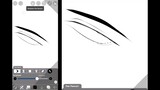 Cara gambar mata anime di Ibis Paint X