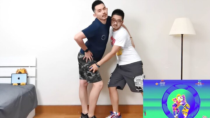 I tricked my friend into coming to my house and forcing him to dance. I'm about to be blocked! Just 