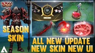 MLBB NEW UPDATED | TERIZLA SEASON SKIN | LEGEND ENCORE RETURN | NEW BLANK SKIN | ALUCARD STAR WARS