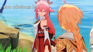 When you realize Yae Miko already told us Sumeru's storyline MONTHS ahead..