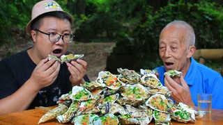 [Makanan]|7,5 Kg Kerang, Dibakar Arang dan Dimasak Bihun Bawang