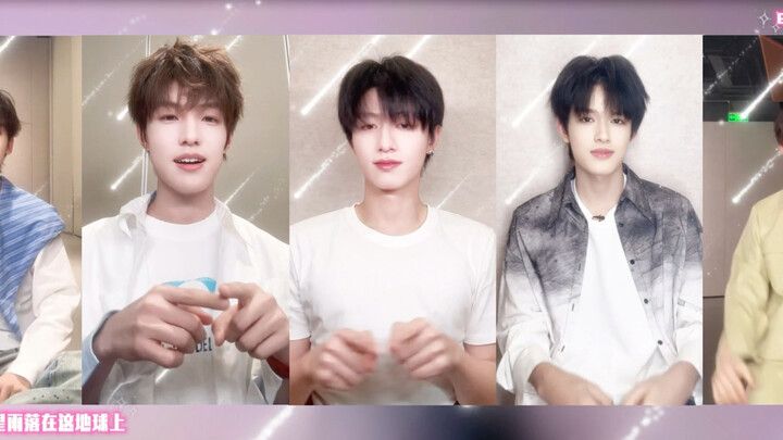 [Login Boys] All members perform the meteor shower hand dance (on-screen version)
