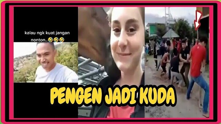 PENGEN JADI KUDA KUMPULAN VIDEO LUCU NGAKAK RECEH MEME CRINGE TERBARU TERUPDATE 2021