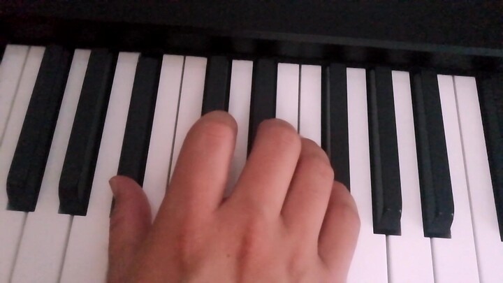 I found that the black keys on the piano sound good no matter how you press them. that's amazing.