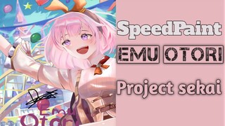 speed paint Emu Otori, Project Sekai