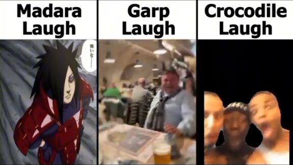 anime character laughter sounds in real world