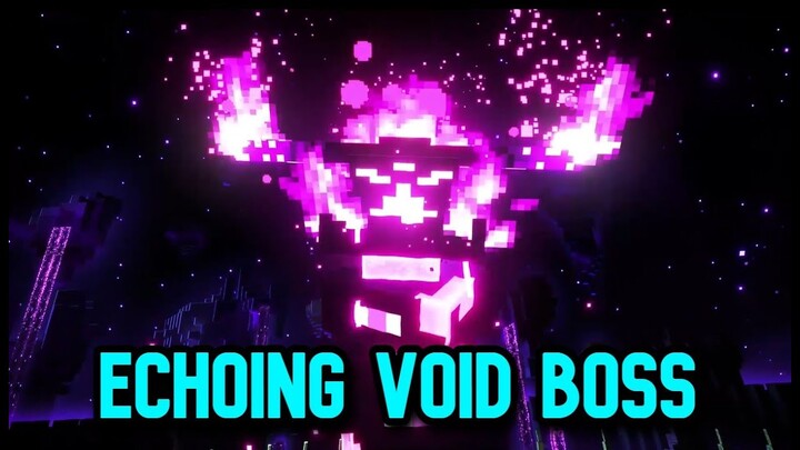 Minecraft Dungeons Echoing Void DLC Boss + Ending Cutscene