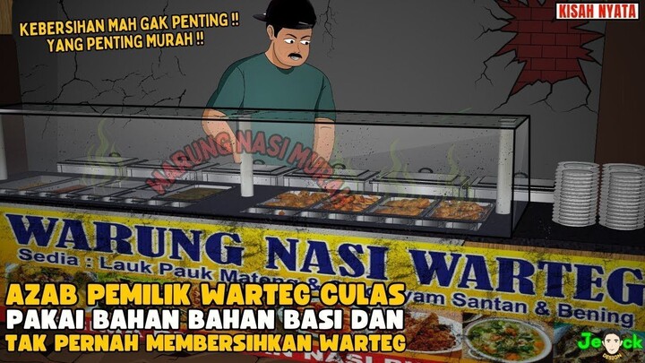 AZAB PENJAGA WARTEG CULAS YANG PAKAI BAHAN BAHAN BASI DAN JOROK  SINETRON AZ