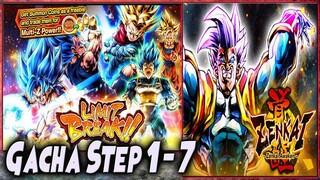 🔥 TERGODA!! GACHA STEP 1-7 DEMI 600 Z POWER UTK GG IN LEGEND FESTIVAL CHAR!! - Dragon Ball Legends