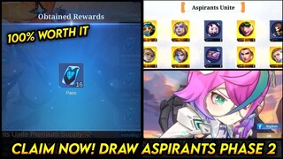 FREE TOKENS!! DRAW ASPIRANTS EVENT PHASE 2 (Aspirants 2024)! - MLBB