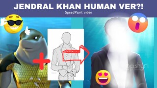 JENDRAL KHAN JADI MANUSIAA?! 😳😳 APAKAH MENJADI HOT? KLIK VIDEO INI 🤤 | SPEEDPAINT DRAWING | IDN