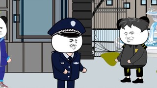 The weird security guard stole the food and ate it, Xiao Diao gave him a secret pig intestine
