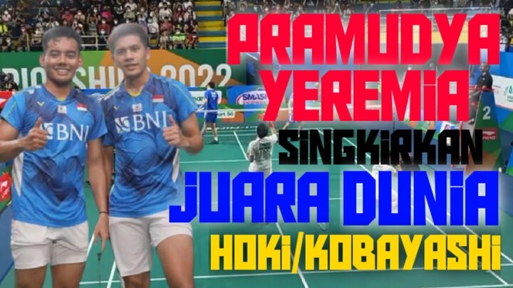 LUAR BIASA !!! GANDA MUDA INDONESIA PRAMUDYA/YEREMIA TUMBANGKAN JUARA DUNIA HOKI/KOBAYASHI DI QF BAC