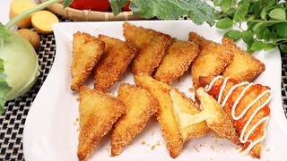 Món ăn sáng đơn giản với Sandwich nhân khoai tây tan chảy rất là hấp dẫn