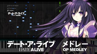 Date A Live - Trust in you - I swear // Date A Live Medley // Synthesia Tutorial