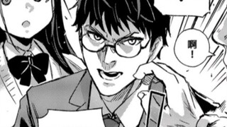 The student union president, the big yellow-haired guy, and the guy with glasses, what an interestin