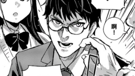 Chủ tịch hội học sinh thêm một người đàn ông có mái tóc vàng và một người đàn ông đeo kính. Đó thực 