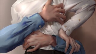 【板绘】双人人体动态练习，厚涂大法教你如何为所欲为！