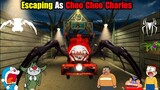 Choo Choo Charles Banke Kiya Van Escape In Evil Nun With Doraemon And His Friends|