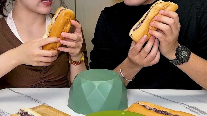 #StikKejuBerasUngu Baru tahu ternyata Binbin juga jago akting~ #PasanganMakan