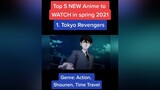 Top 5 NEW Anime to WATCH in Spring 2021 Anime springanime2021 tokyorevengers toyoureternity vivyfluoriteeyessong eightysix shadowhouse top5