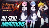 CONDENSED Rem, Ram, And Emilia Special Attacks and Ultimate | Seven Deadly Sins Grand Cross Re Zero
