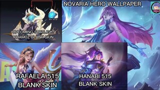 NEE HERO NOVARIA HERO| BLANK SKIN RAFAELA 515|MLBB UPDATE #mobile legends #mlbb upcoming