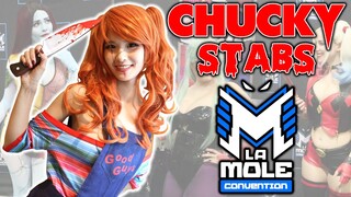 Chucky Stabs La Mole Convention 2022 Horror Edition ft. @Lucky Lai