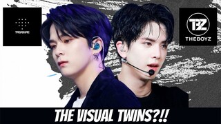 Younghoon and Asahi being long lost pretty brothers.. (THE BOYZ X TREASURE)