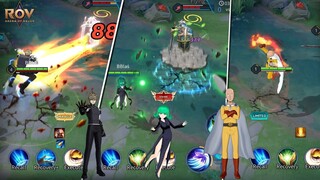 SKIN RoV x One Punch Man | Genos Tatsumaki Saitama เร็ว ๆนี้!