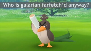 Galarian Farfetch'd release in the wild prior to mega evolution event in Pokemon Go!