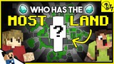 Who has the MOST LAND in the Shopping District? - Hermitcraft Theory Time #3