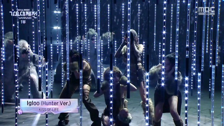 250130 MBC Daejejun WANNABE KISS OF LIFE - Igloo