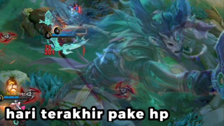 terakhir kali aku pake hp